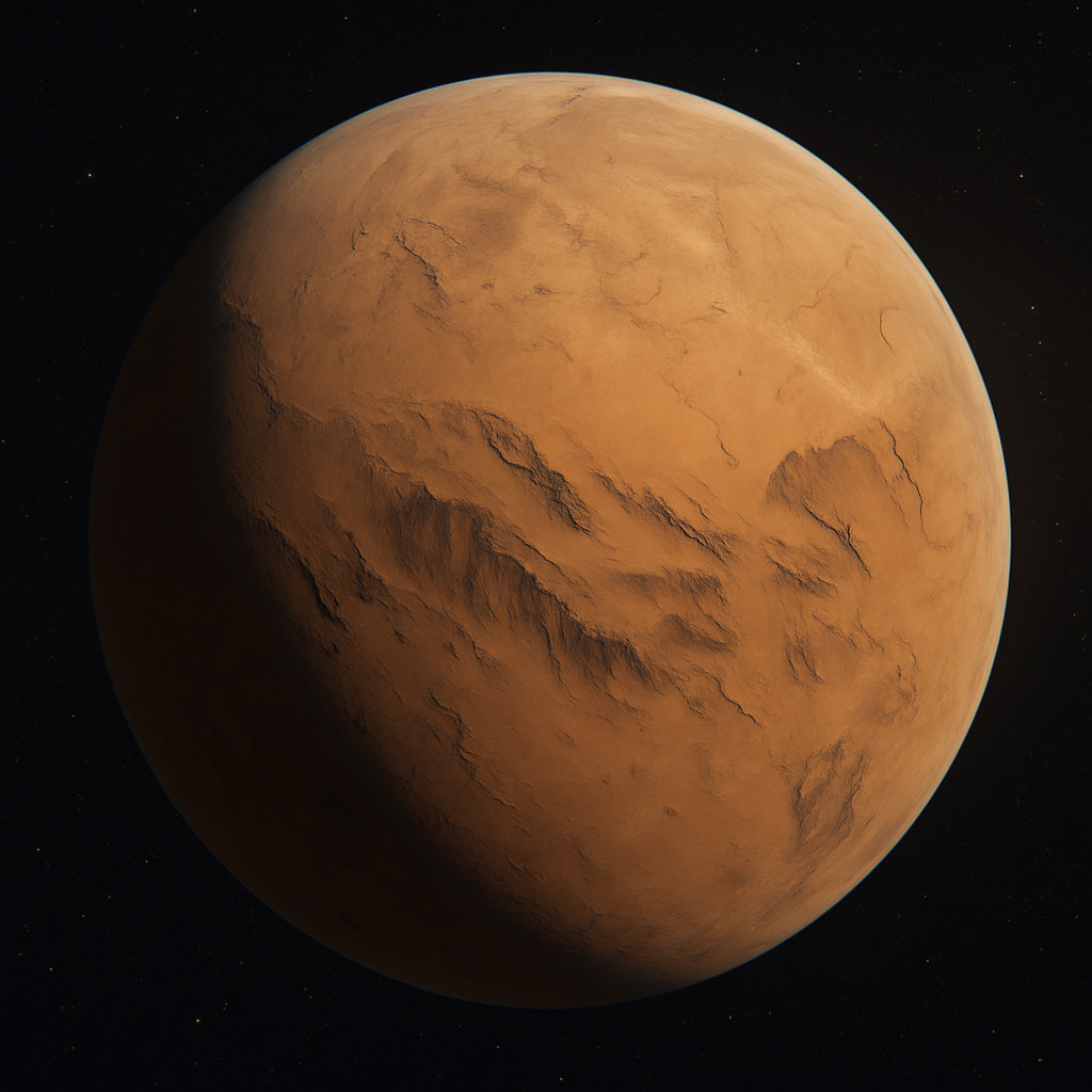 Picture of Samūm from orbit samum-space